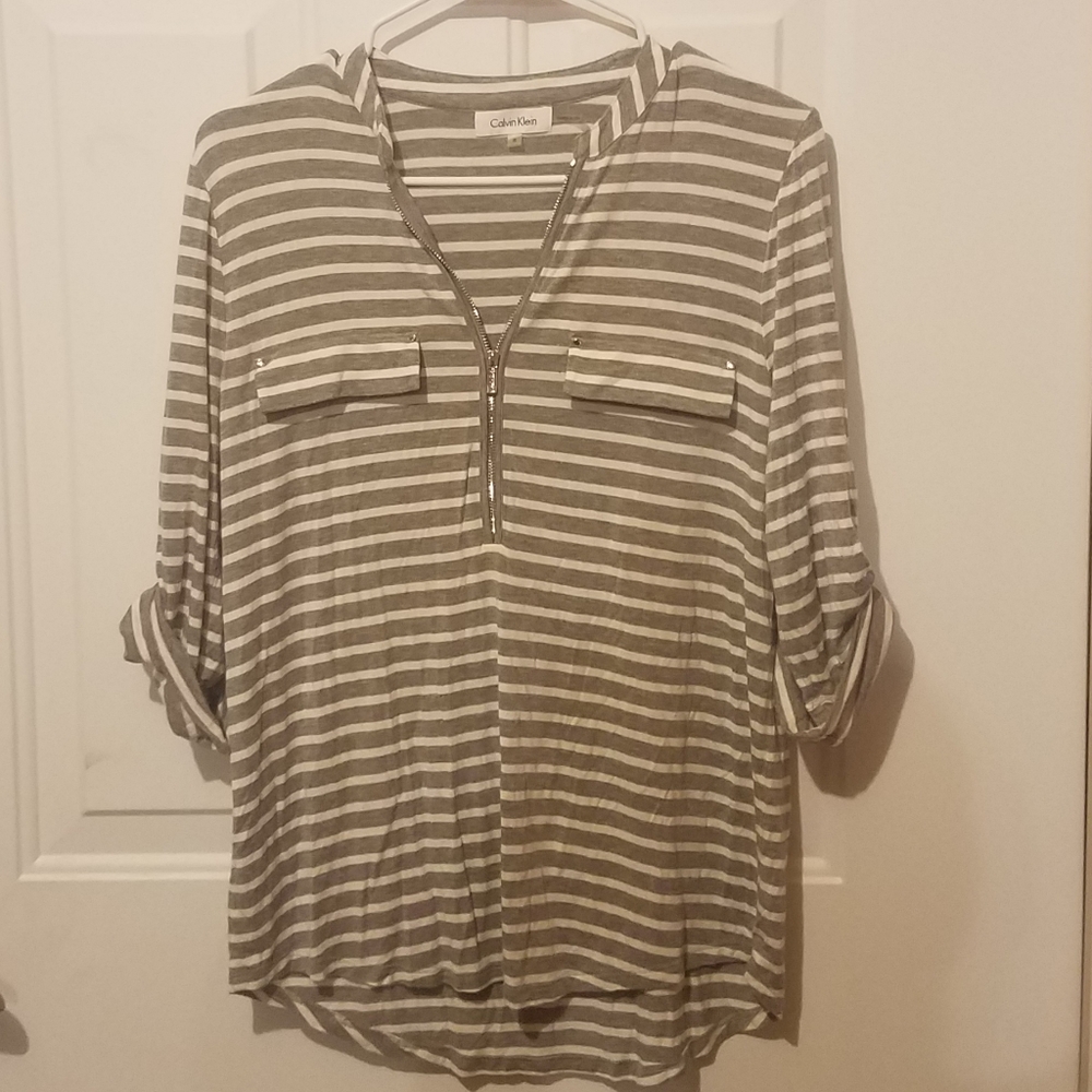 Calvin Klein small striped top